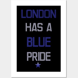 London has a blue pride Posters and Art